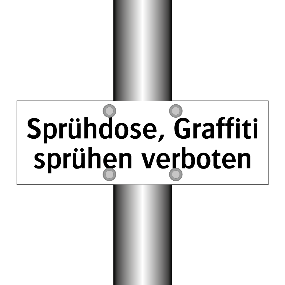 Sprühdose, Graffiti sprühen verboten