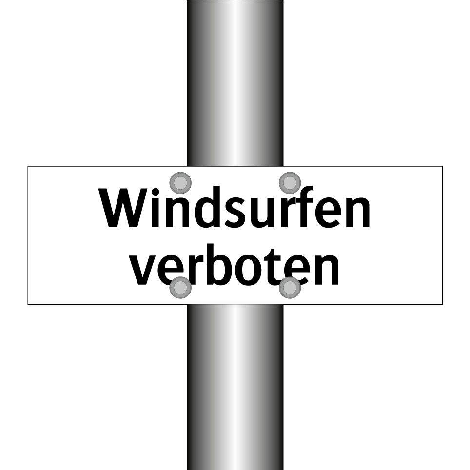 Windsurfen verboten