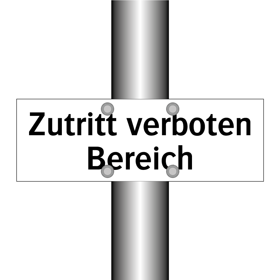 Zutritt verboten Bereich