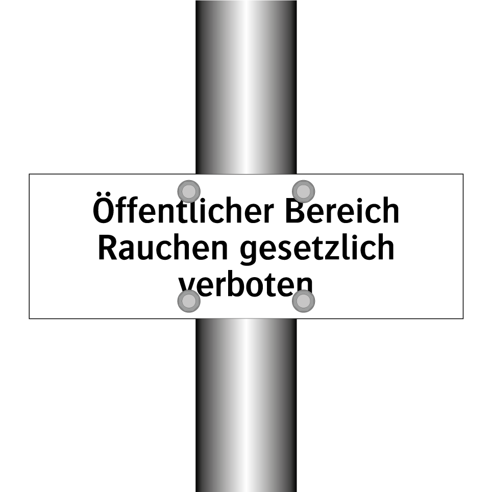 Öffentlicher Bereich Rauchen gesetzlich verboten