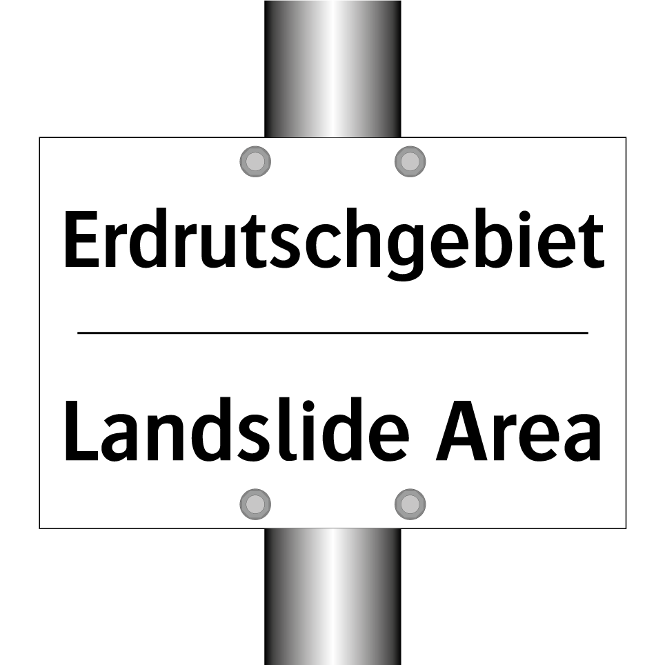 Erdrutschgebiet - Landslide Area