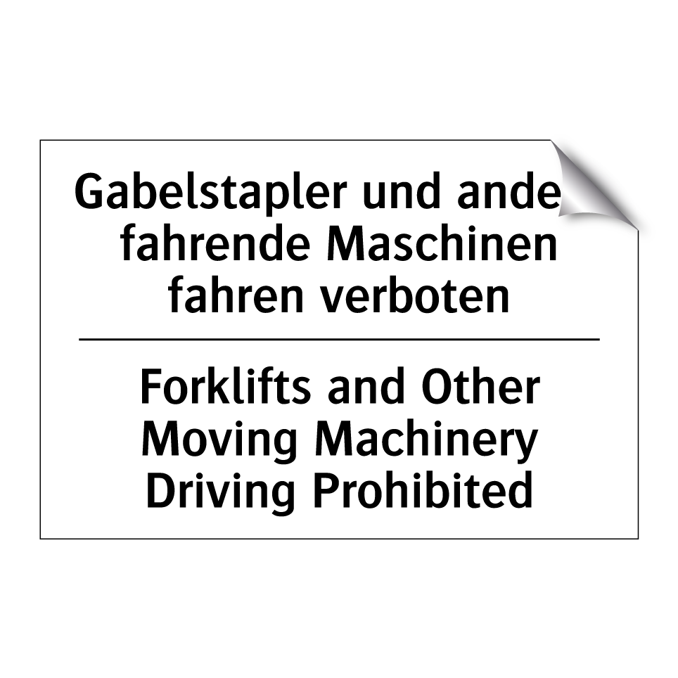 Gabelstapler und andere fahrende /.../ - Forklifts and Other Moving Machinery /.../