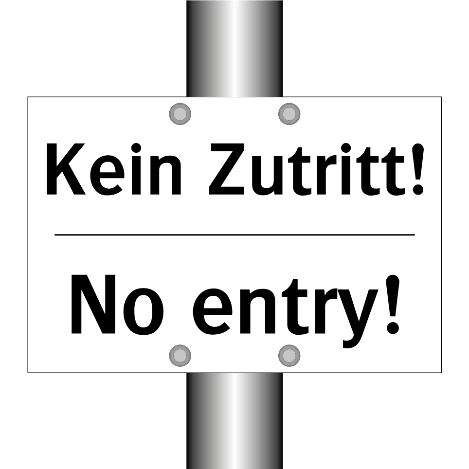 Kein Hineinschubsen ins Wasser - No pushing into water