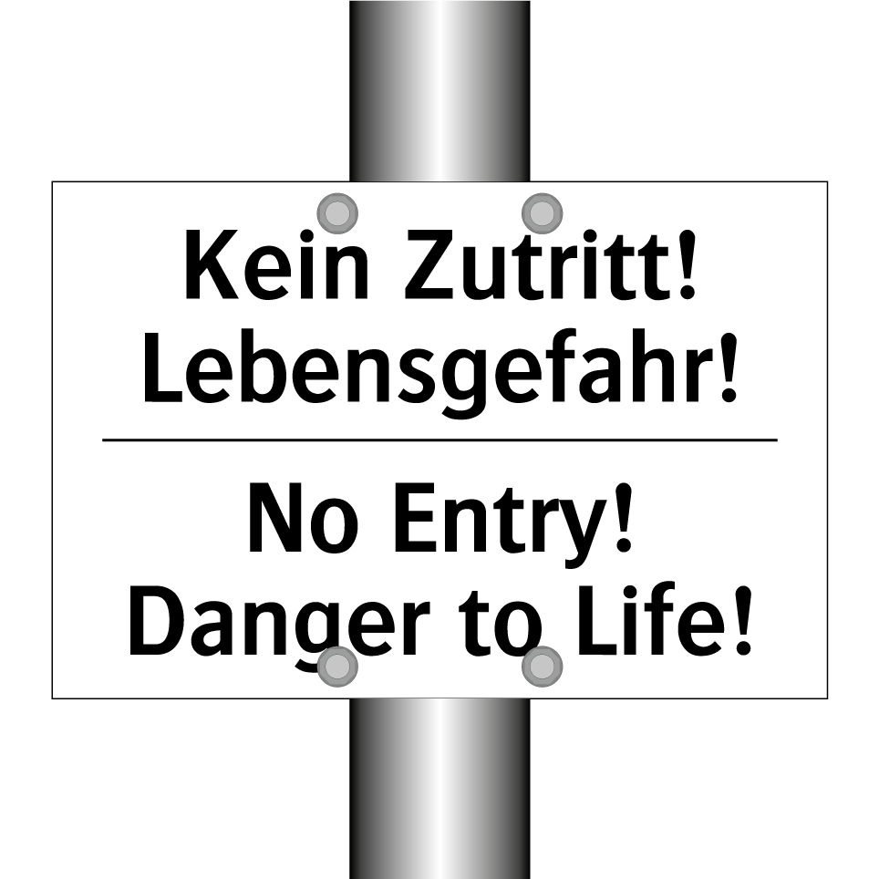 Kein Laufen - No running