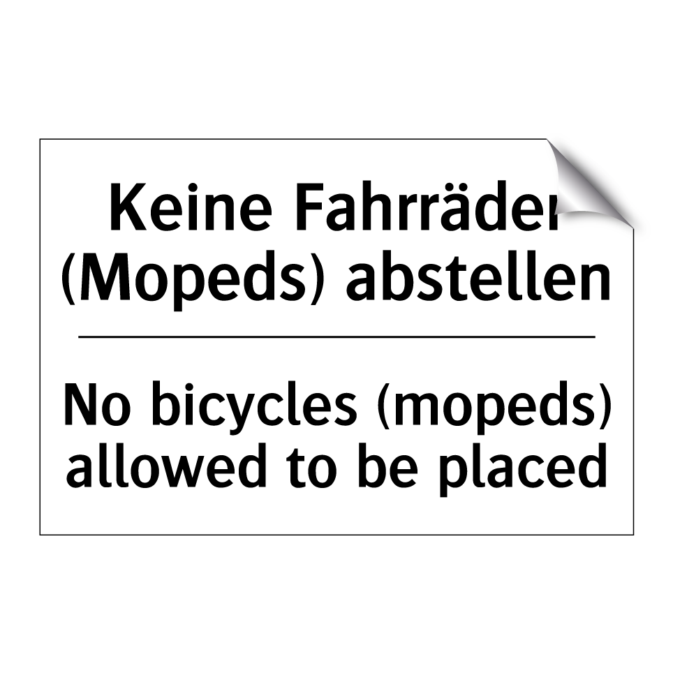 Kein Personentransport erlaubt - No passenger transport allowed