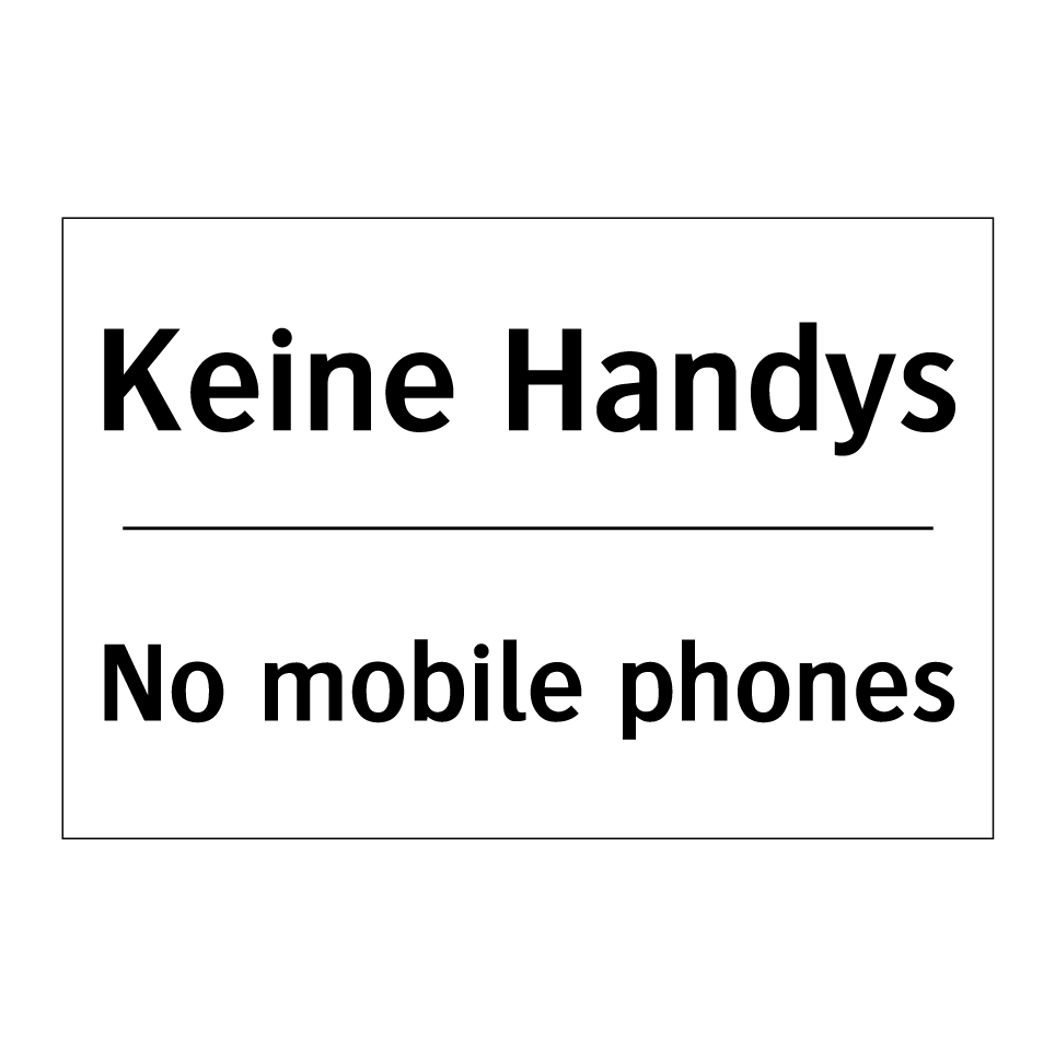 Kein unbefugter Zutritt Art. 461 /.../ - No Unauthorized Access Art. 461 /.../