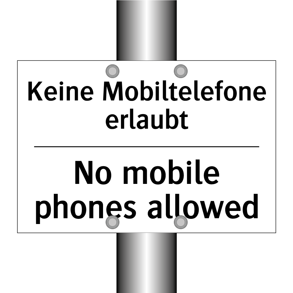 Kein Zutritt für Fußgänger - No Entry for Pedestrians