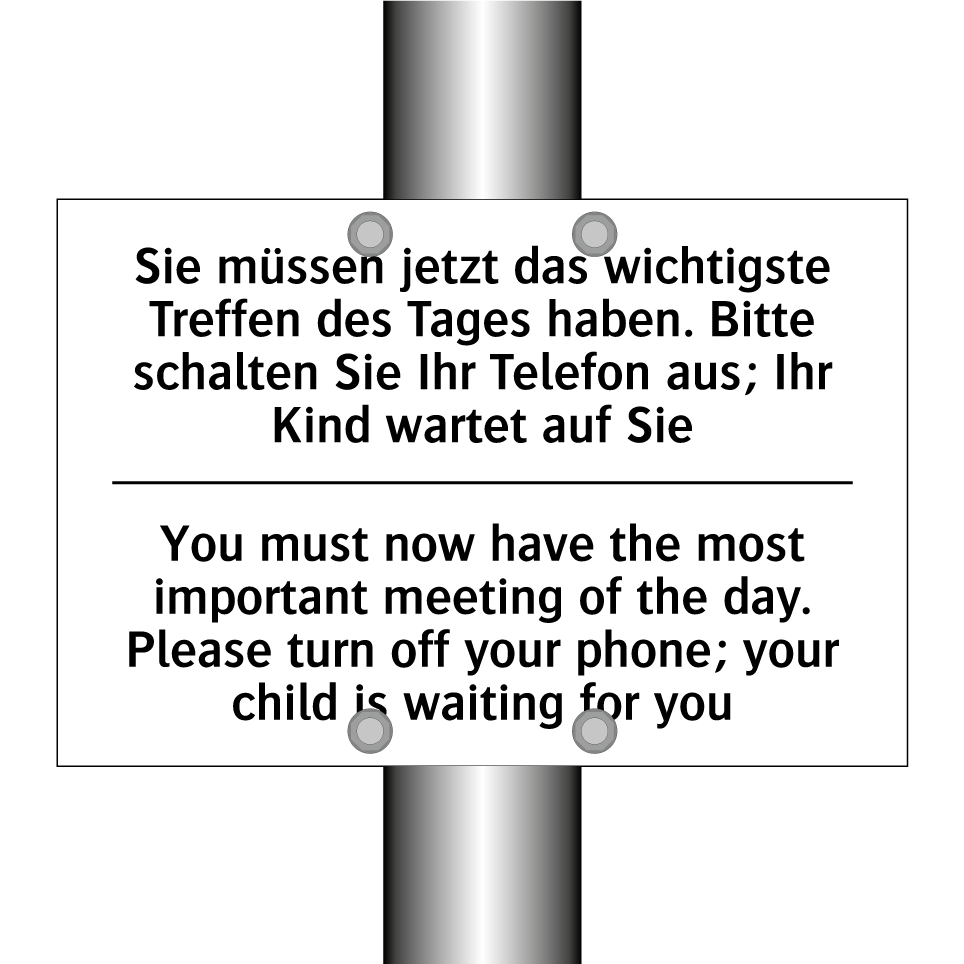 Sie müssen jetzt das wichtigste /.../ - You must now have the most important /.../