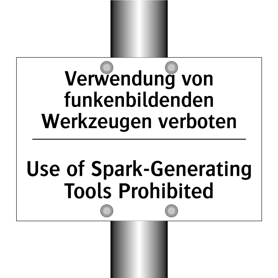 Verwendung von funkenbildenden /.../ - Use of Spark-Generating Tools /.../