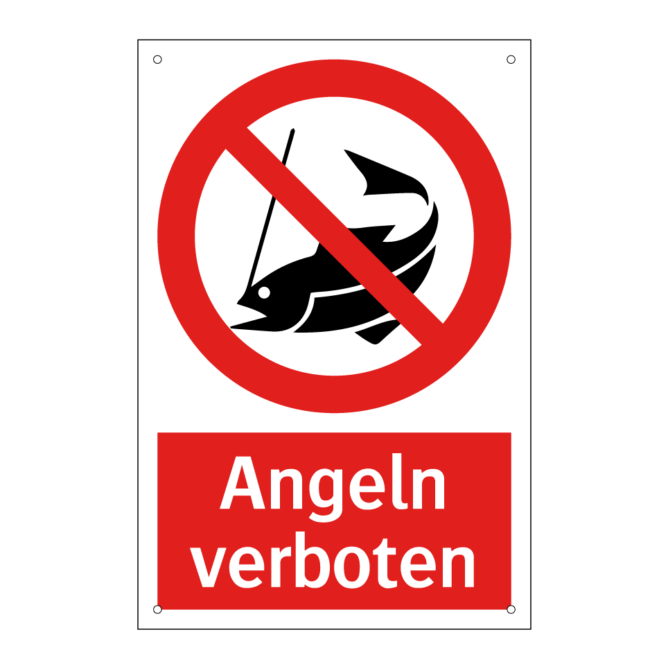 Angeln verboten