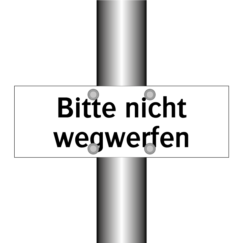 Bitte nicht wegwerfen