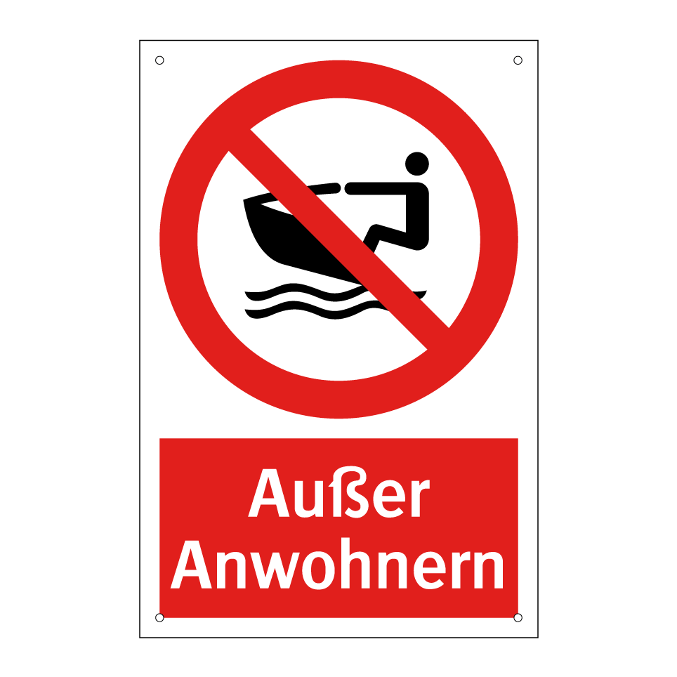 Außer Anwohnern