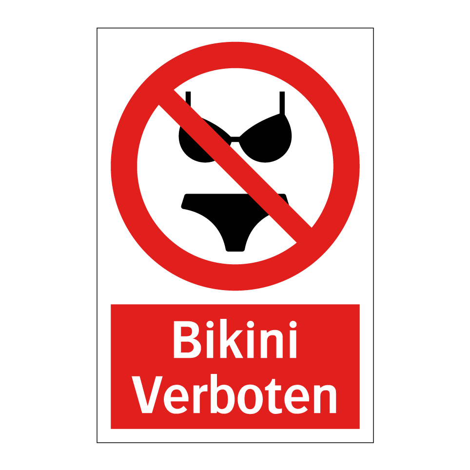 Bikini Verboten