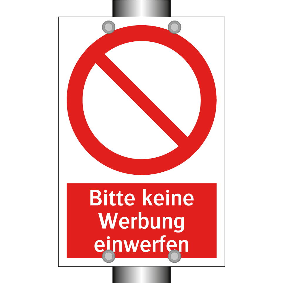 Bitte keine Werbung einwerfen