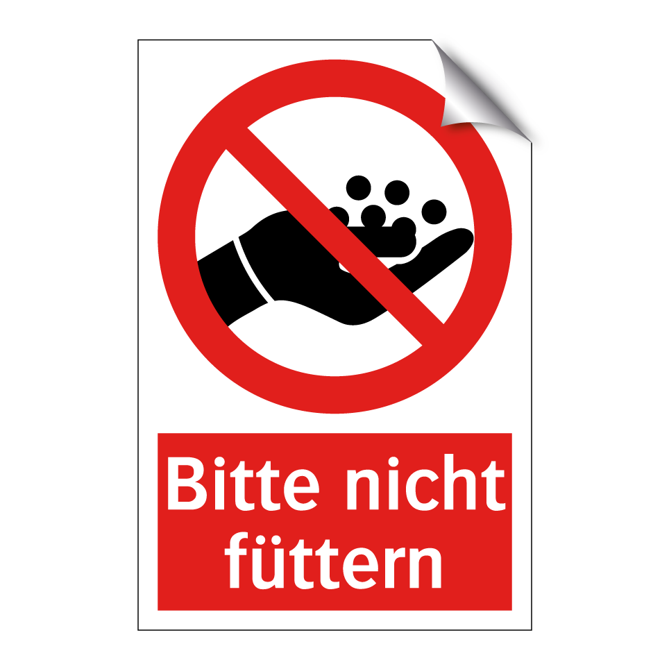 Bitte nicht füttern