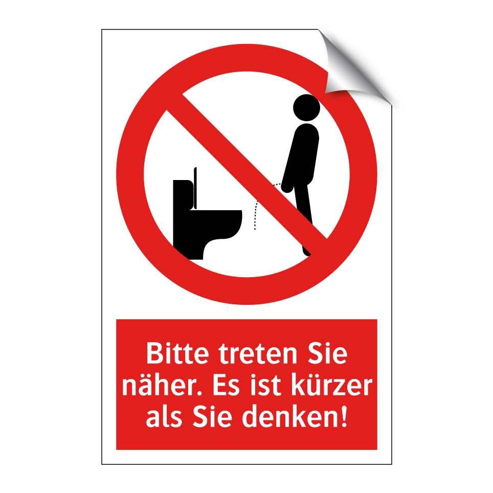 Bitte treten Sie näher. Es ist kürzer als Sie denken!