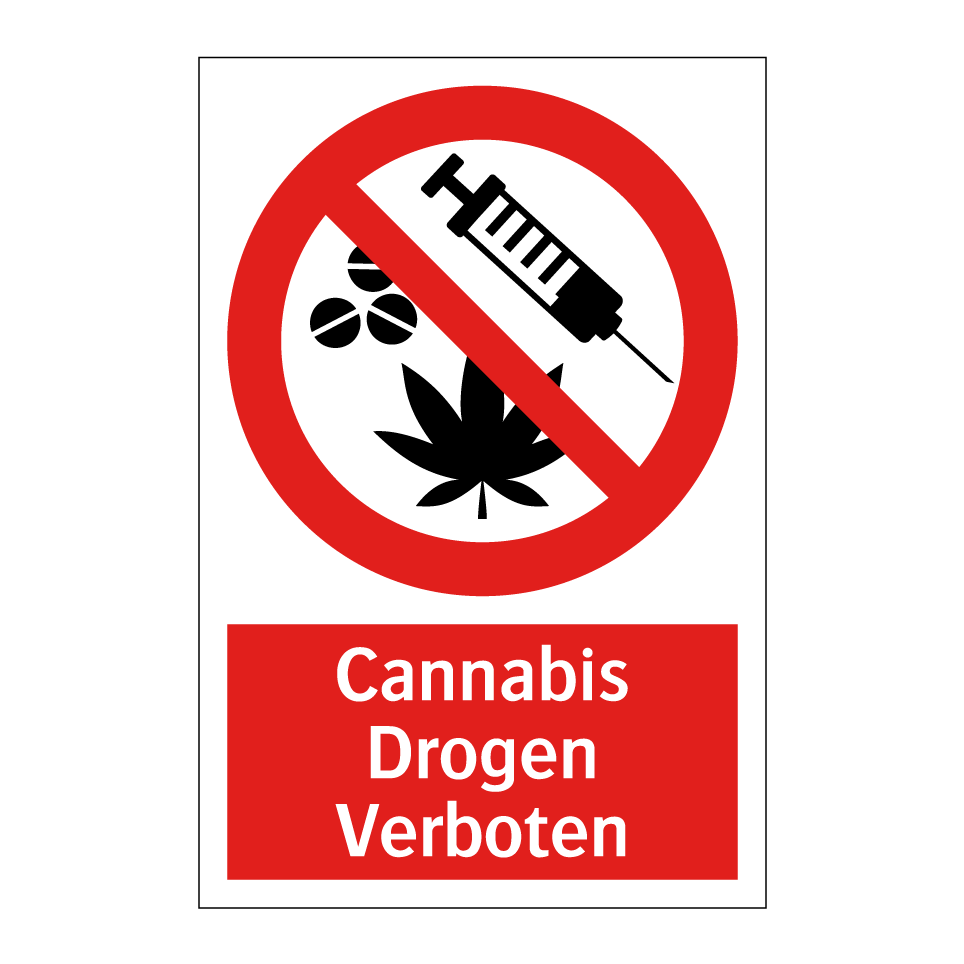 Cannabis Drogen Verboten