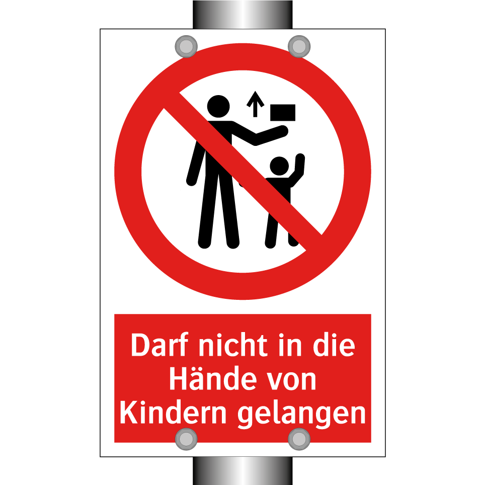 Darf nicht in die Hände von Kindern gelangen