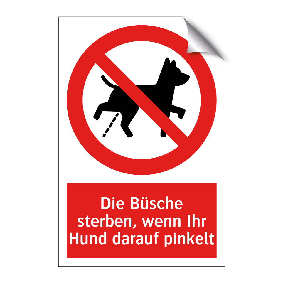 Die Büsche sterben, wenn Ihr Hund darauf pinkelt