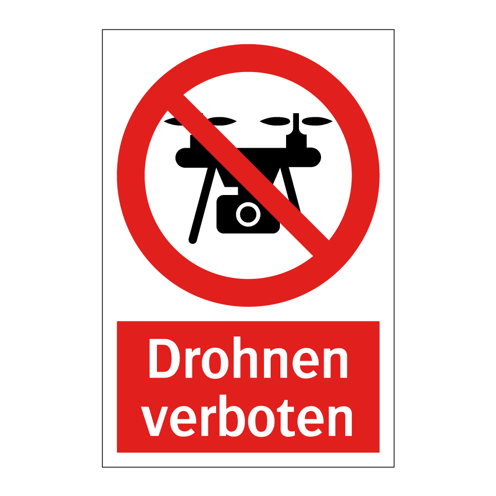 Drohnen verboten