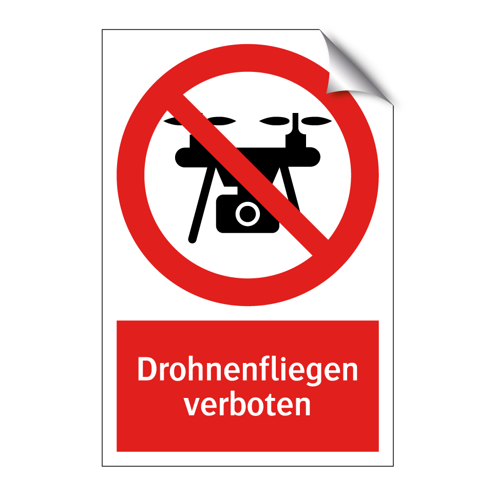 Drohnenfliegen verboten