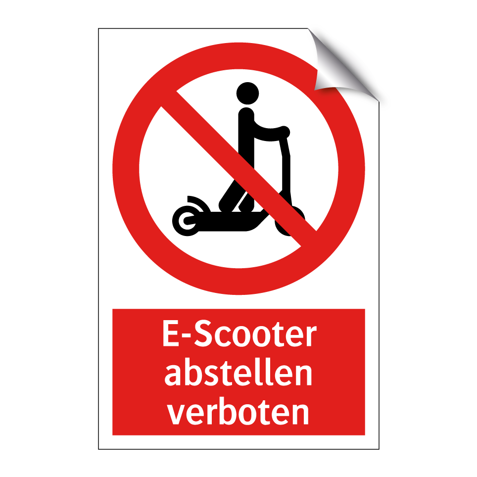 E-Scooter abstellen verboten