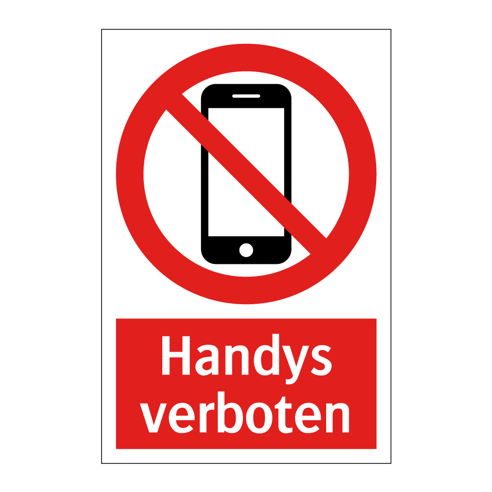 Handys verboten