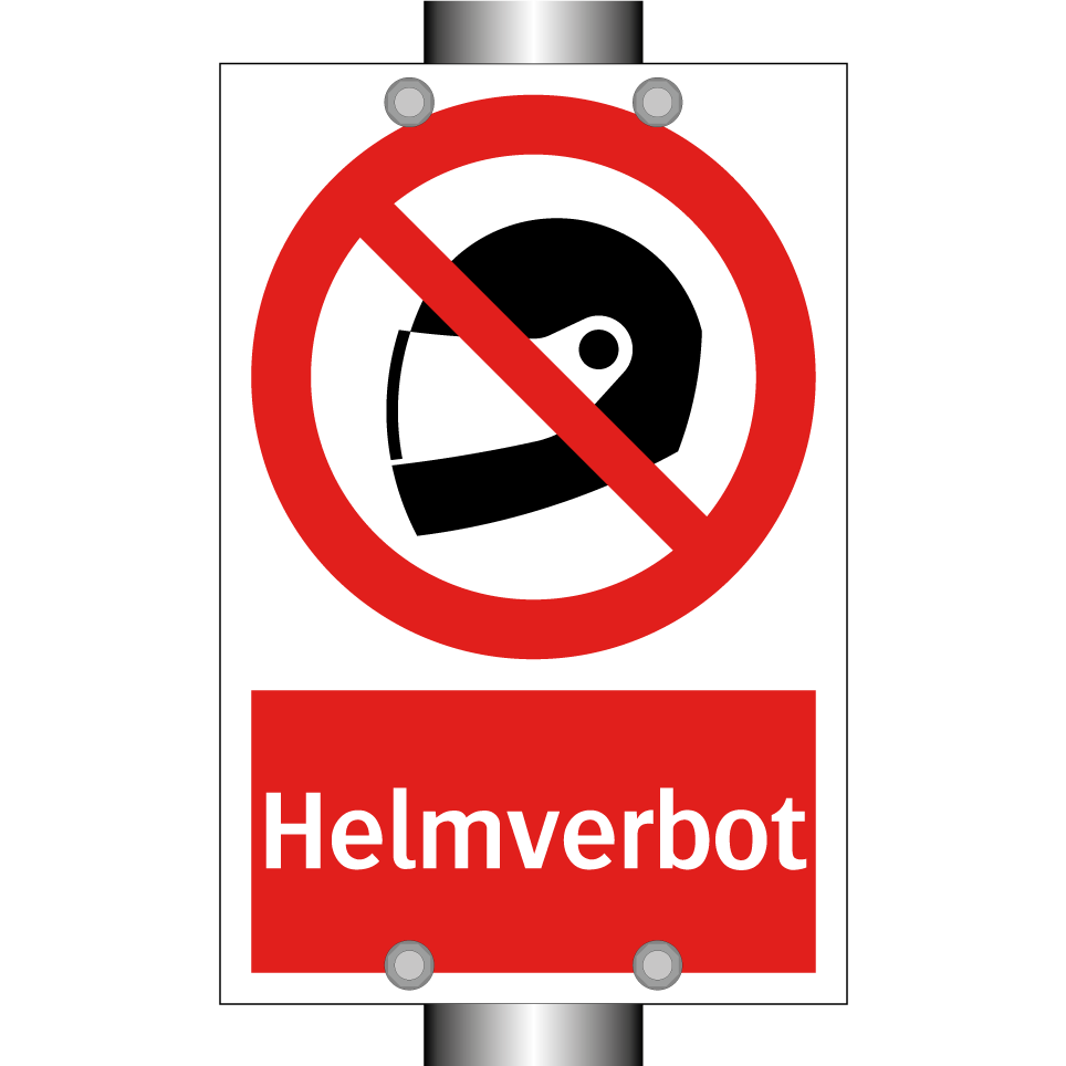 Helmverbot