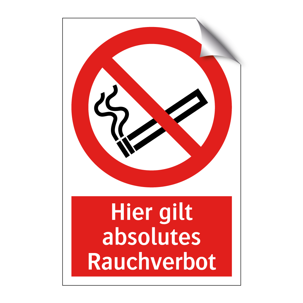 Hier gilt absolutes Rauchverbot