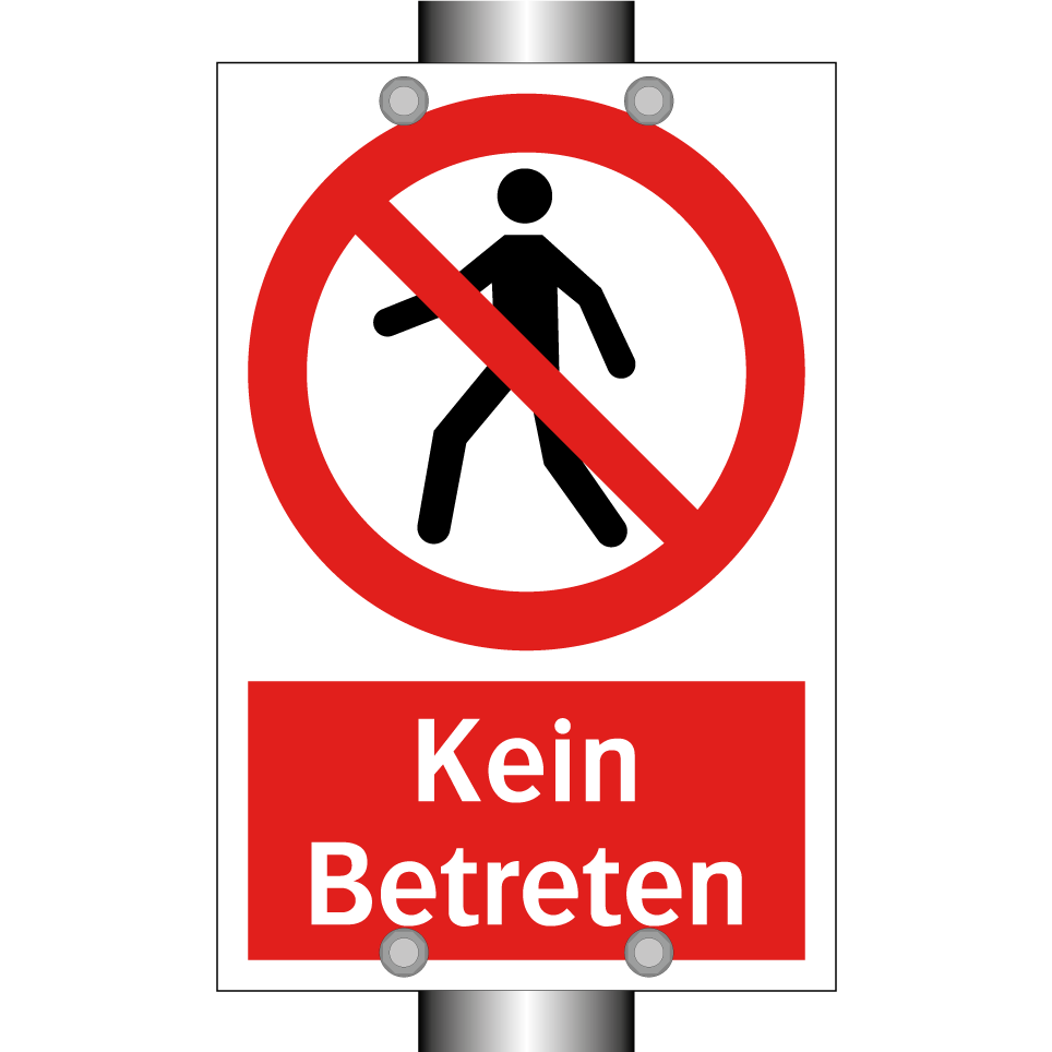 Kein Betreten