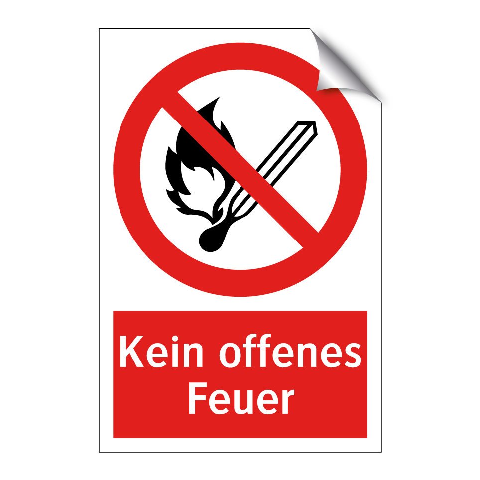 Kein offenes Feuer