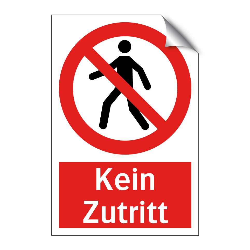 Kein Zutritt