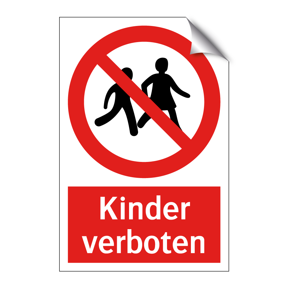 Kinder verboten