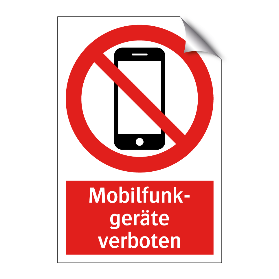 Mobilfunk- geräte verboten