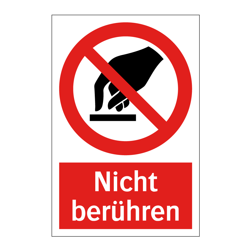 Nicht berühren