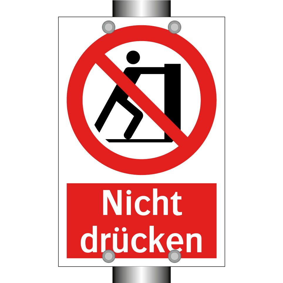 Nicht drücken