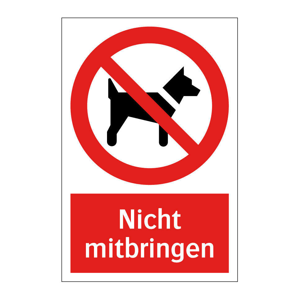 Nicht mitbringen