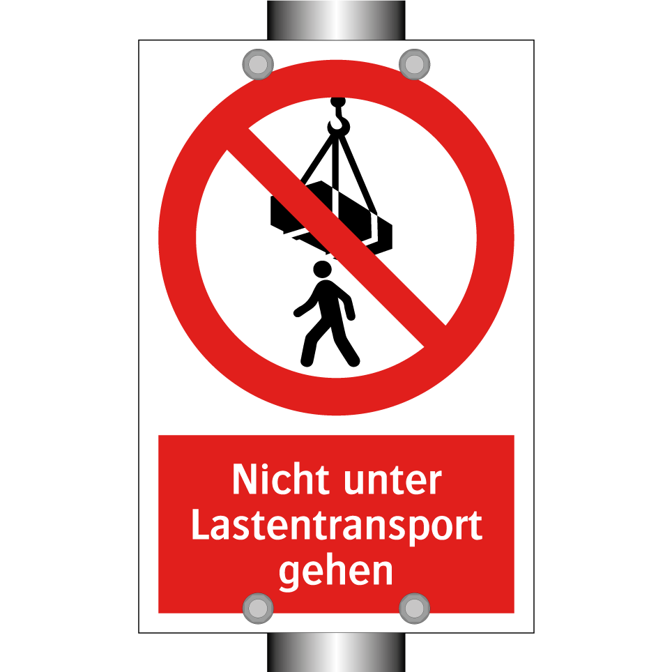 Nicht unter Lastentransport gehen