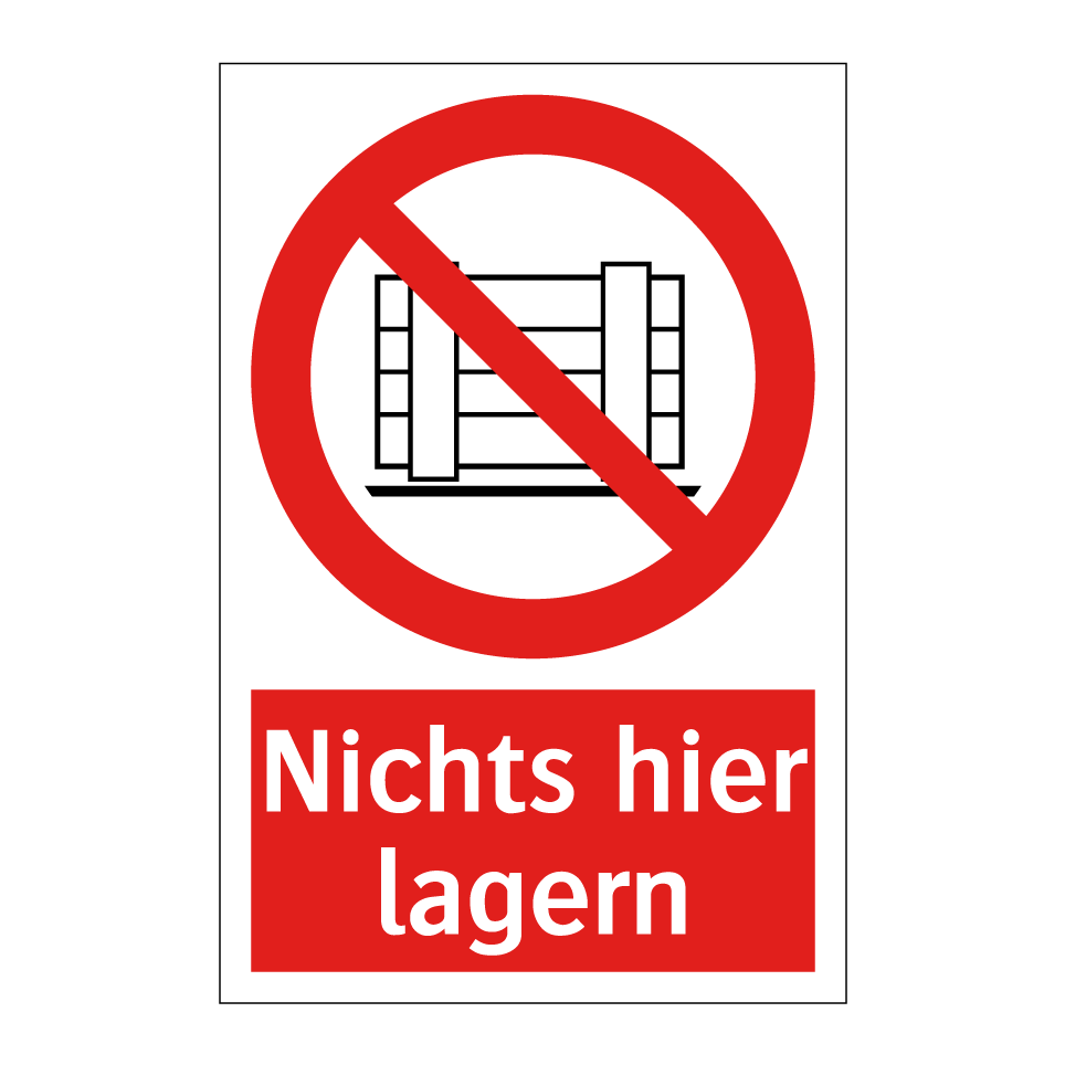 Nichts hier lagern