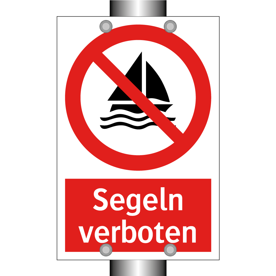 Segeln verboten
