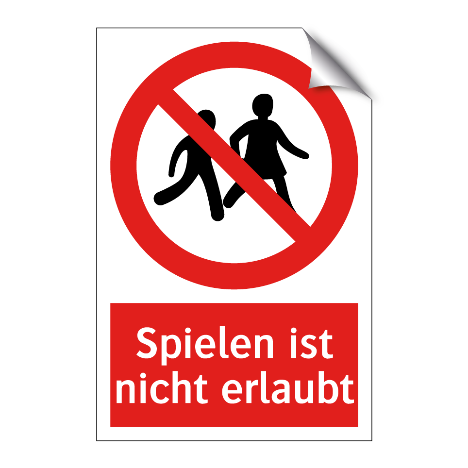Spielen ist nicht erlaubt