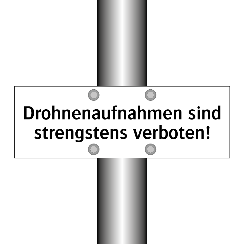 Drohnenaufnahmen sind strengstens verboten!