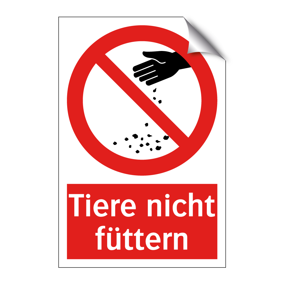 Tiere nicht füttern