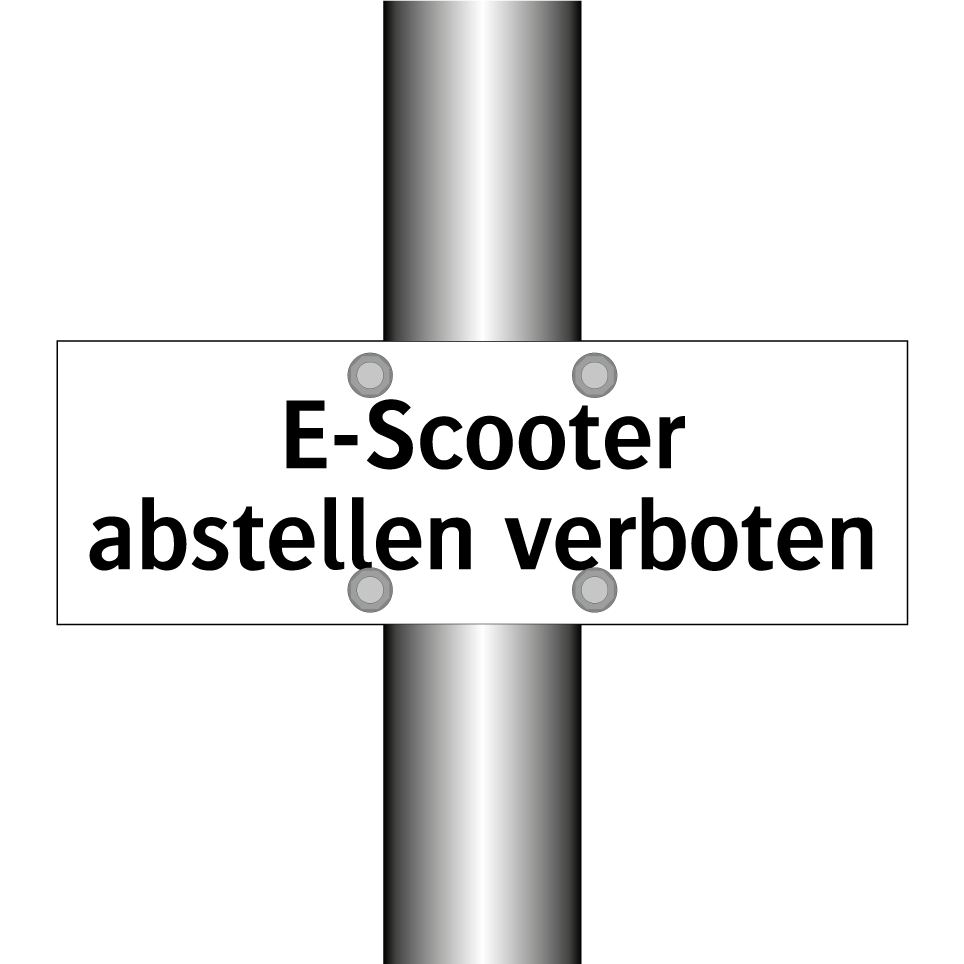 E-Scooter abstellen verboten
