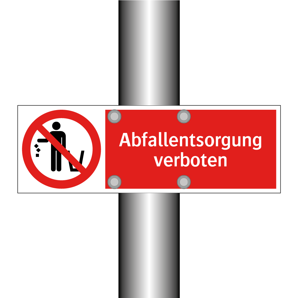 Abfallentsorgung verboten