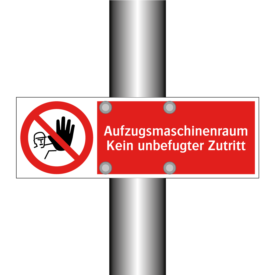 Aufzugsmaschinenraum Kein unbefugter Zutritt