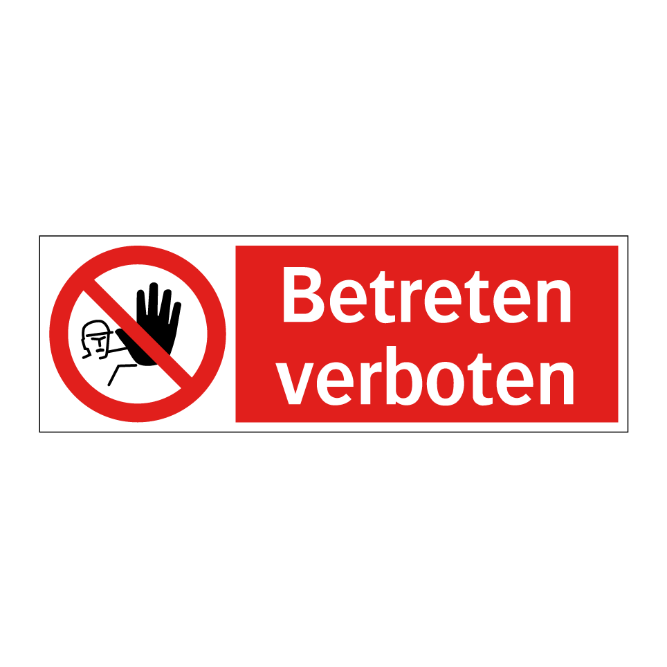 Betreten verboten