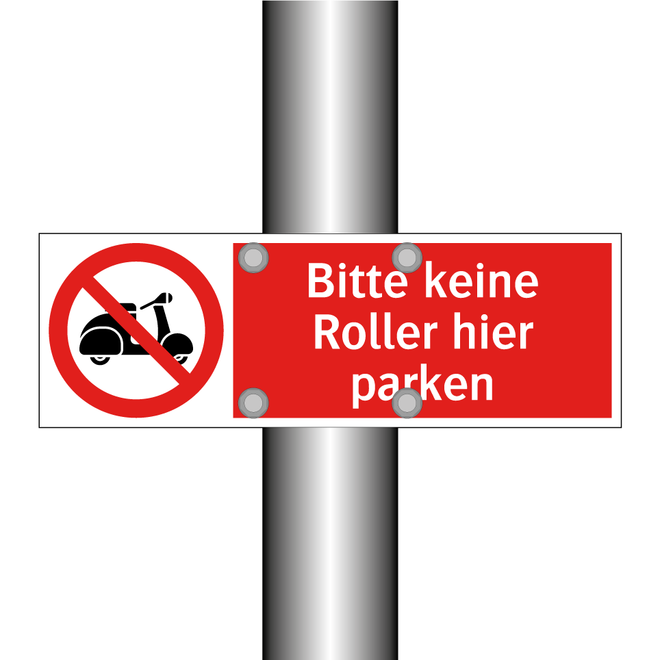 Bitte keine Roller hier parken