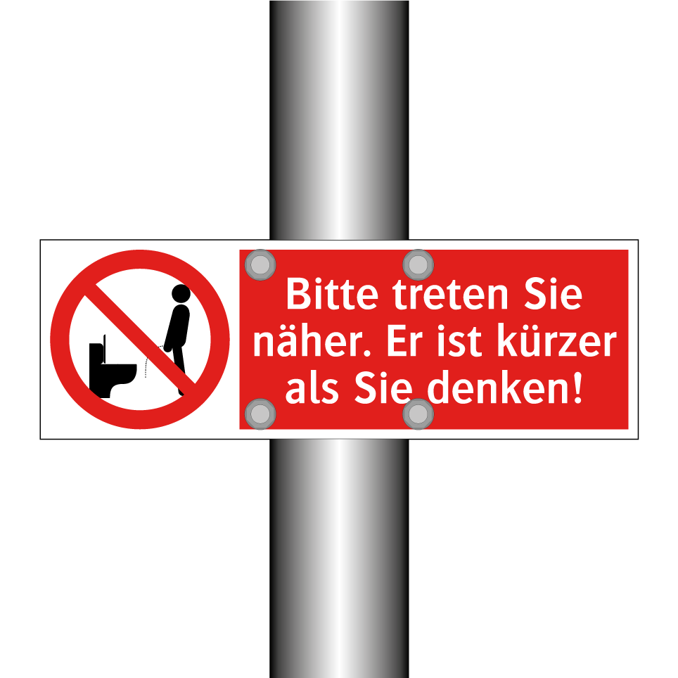 Bitte treten Sie näher. Er ist kürzer als Sie denken!
