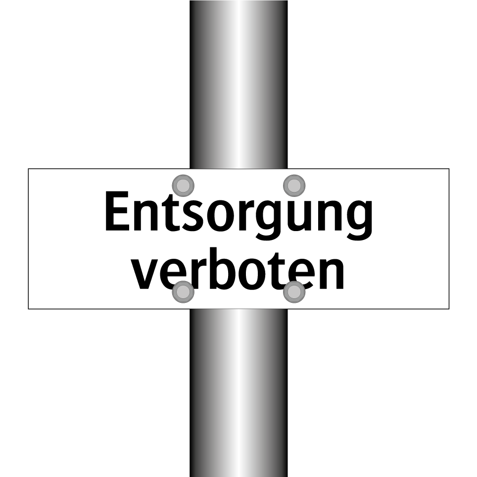 Entsorgung verboten